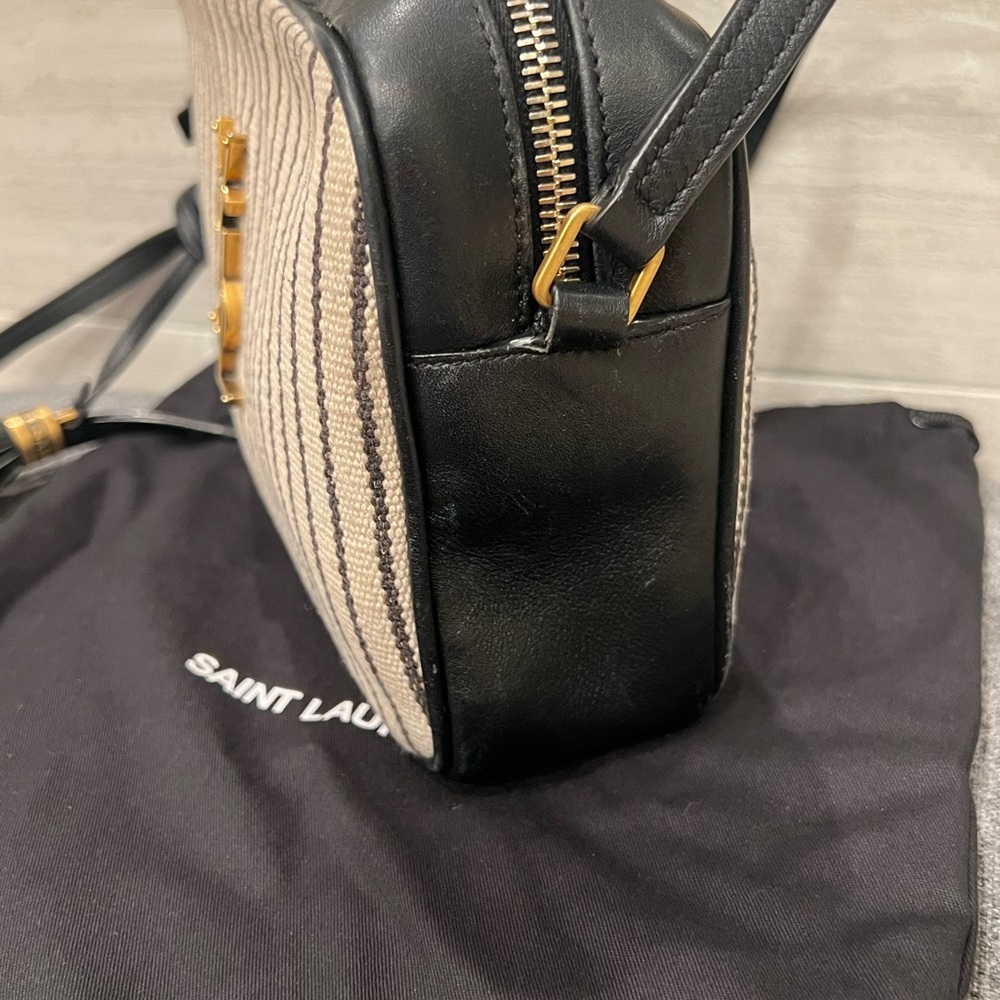 Yves Saint Laurent
Camera Lou striped canvas crossbody bag - Picture 4 of 9